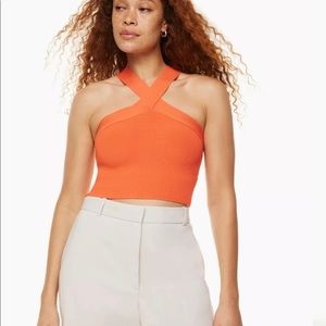 babaton sculpt knit tank from aritzia. very comfy and perfect for summer